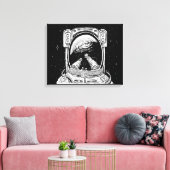 Losgelöst in raumsgestuften Canvas Print Leinwanddruck (Insitu (Wohnzimmer))