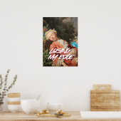 "Losing My Edge" Wandkunstposter Poster (Küche)