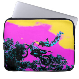 Loslassen - Freestyle Motocross Stunt Laptopschutzhülle