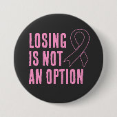 Loslassen ist keine Option rosa Multifunktionsleis Button (Vorderseite)