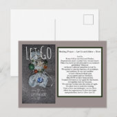Loslassen Postkarte (Vorne/Hinten)