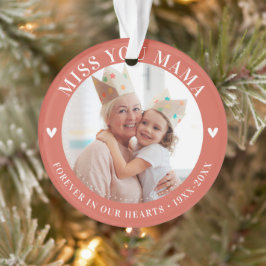 Loss Keepake Foto Modernes Ornament