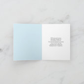 Loss of Dog Paw being Held By Hand With Rainbow Karte (Innenseite)