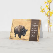 Loss of Father Sympathy Card Karte (Gelbe Blume)