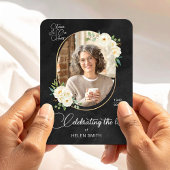 Loss of Mom Gift Memorial Keepsake Floral Photo  Magnet