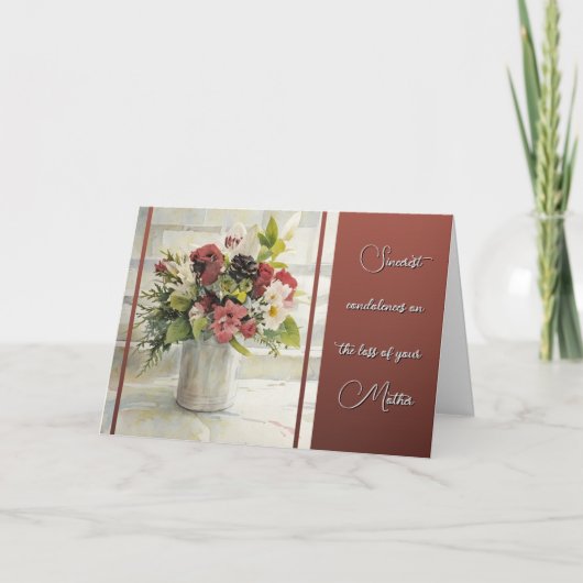 Loss of You Mother Karte (Vorderseite)