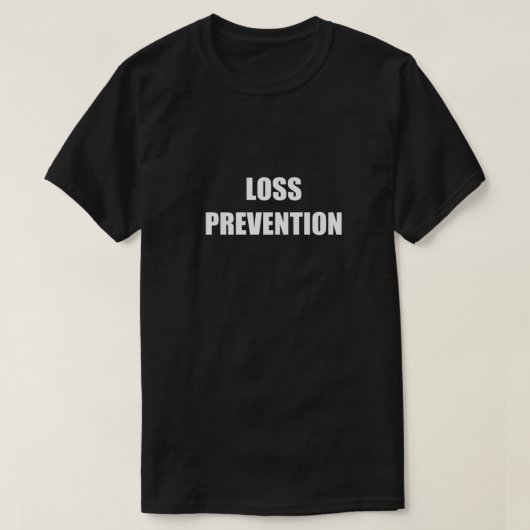 Loss Prevention Mitarbeiter Offizielle einheitlich T-Shirt (Design vorne)