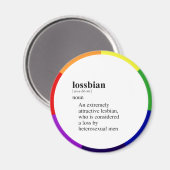 LOSSBIAN MAGNET (Vorderseite/Rückseite)