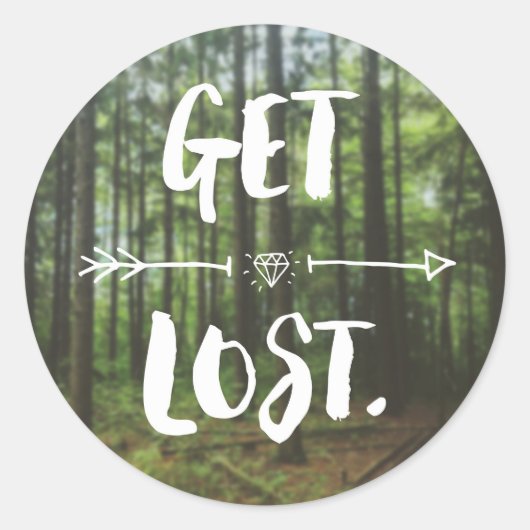 Lost (1.0)-Aufkleber Runder Aufkleber (Vorderseite)