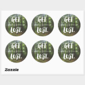 Lost (1.0)-Aufkleber Runder Aufkleber (Blatt)
