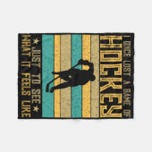 Lost A Hockey Game To Experience The Thrill Fleecedecke (Vorderseite (Horizontal))
