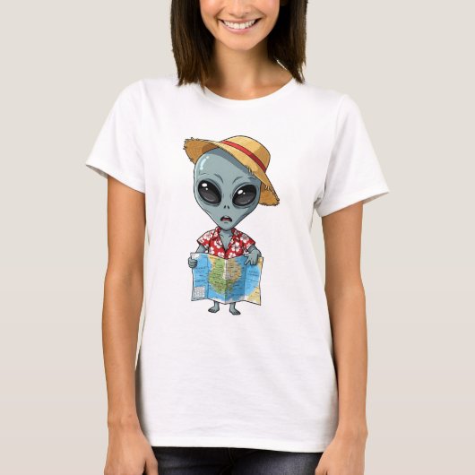 Lost Alien Tourist T-Shirt (Vorderseite)
