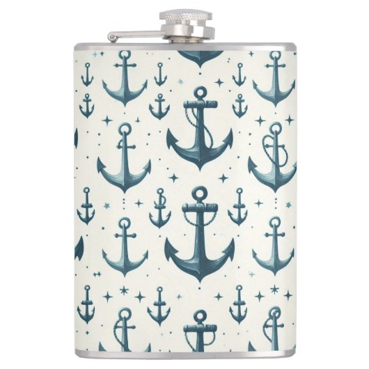 Lost Anchors Flachmann (Vorderseite)