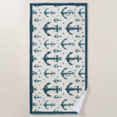 Lost Anchors Strandtuch (Vorderseite)