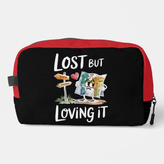 Lost and Love the Journey Waschbeutel (Vorderseite)