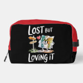 Lost and Love the Journey Waschbeutel (Rückseite)