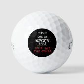 Lost Ball Message Golf Balls - Funny Personalized (Vorderseite)