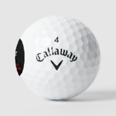 Lost Ball Message Golf Balls - Funny Personalized (Logo)