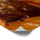 Löst den Hintergrund der Foto-Textur nah. Poster (Ecke)