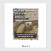 Lost Doby Aufkleber (Blatt)