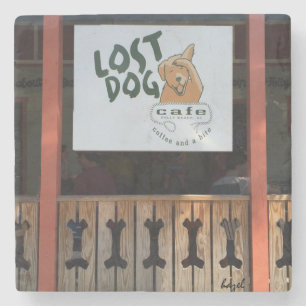 Lost Dog Café, Folly Beach, South Carolina Unterse Steinuntersetzer