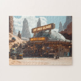 Lost Droid Salvage Outpost Desert Sci-Fi Frontier Puzzle