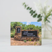 Lost Dutchman State Park Arizona Postkarten (Stehend Vorderseite)