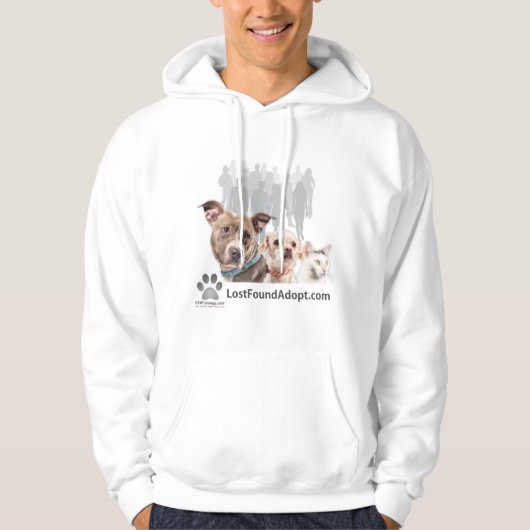 Lost~Found~Adoptiert - Hoodie (Vorderseite)