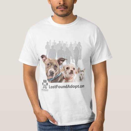 Lost~Found~Adoptiert - T - Shirt - Typ (Vorderseite)