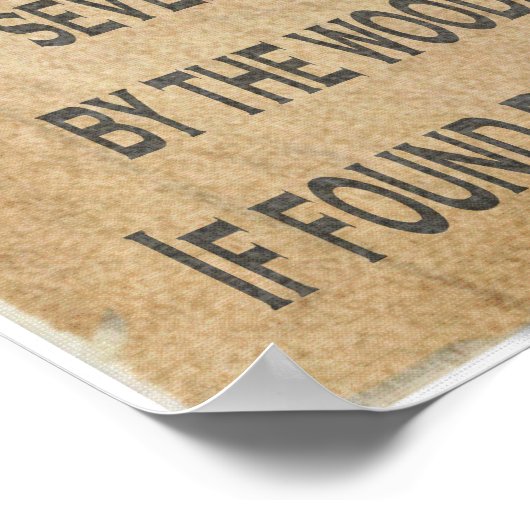 LOST - Golfball Poster (Ecke)