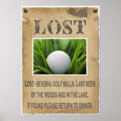 LOST - Golfball Poster (Vorne)