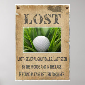 LOST - Golfball Poster