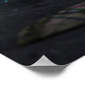 Lost Heart Scottish Fold Art Poster (Ecke)