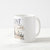 Lost in Books Literary Mug Kaffeetasse (VorderseiteRechts)