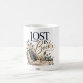 Lost in Books Literary Mug Kaffeetasse (Mittel)