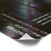 🖤 "Lost in Liminal" Weißen Kern Poster 🖤 (Ecke)