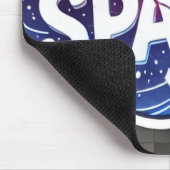 Lost in Space - Vibrant Galaxy Sticker Mousepad (Ecke)