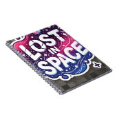 Lost in Space - Vibrant Galaxy Sticker Notizblock (Rechte Seite)