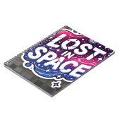 Lost in Space - Vibrant Galaxy Sticker Notizblock (Linke Seite)