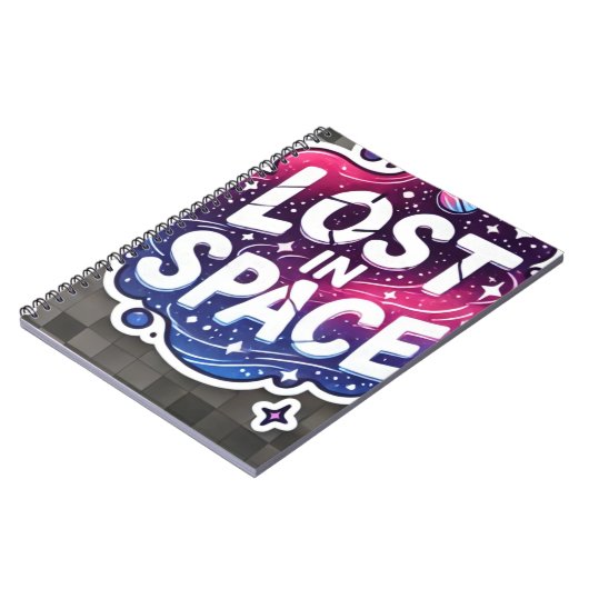Lost in Space - Vibrant Galaxy Sticker Notizblock (Linke Seite)