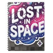 Lost in Space - Vibrant Galaxy Sticker Notizblock (Vorderseite)