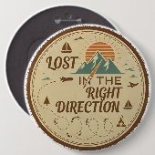 Lost in the Right Direction Button (Vorne & Hinten)