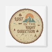 Lost in the Right Direction Magnet (Vorne)