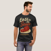 Lost In The Sauce Canned Funny Thanksgiving Food P T-Shirt (Vorne ganz)