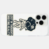 "Lost in Thought, Orbiting Reality – Astronaut Spa Case-Mate iPhone Hülle (Rückseite (Horizontal))
