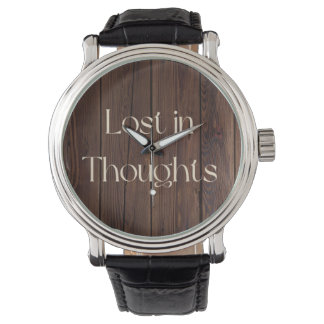 Lost in Thoughts Armbanduhr
