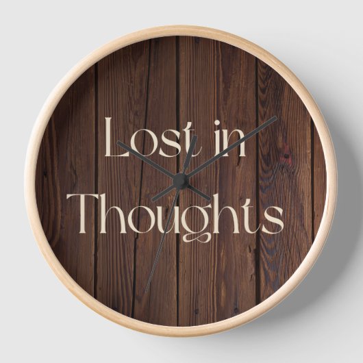 Lost in Thoughts Uhr (Vorderseite)