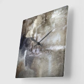 Lost Lake Kitchen Clock Quadratische Wanduhr (Winkel)