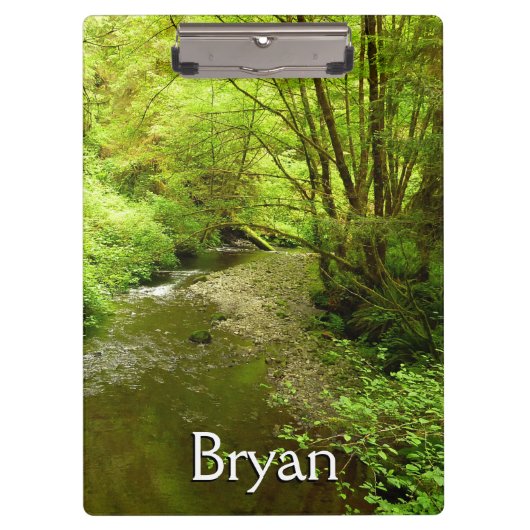 Lost Man Creek I im Redwood Nationalpark Klemmbrett (Vorderseite)