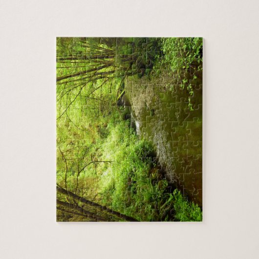 Lost Man Creek I im Redwood Nationalpark Puzzle (Vertikal)